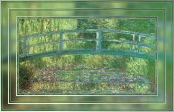Bridge painting by Monet