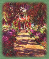 Monet's Garden Path At Giverny